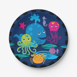 Under the Sea Birthday Paper Plates