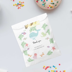 Under the Sea Birthday Party Cute Pastel Ocean Favour Bags