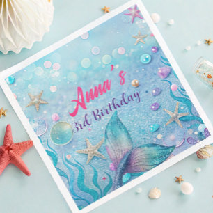 Under the Sea Birthday Party Napkin
