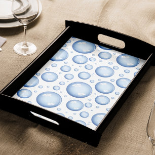 Under the Sea   Blue Air and Water Bubbles Tissue Paper