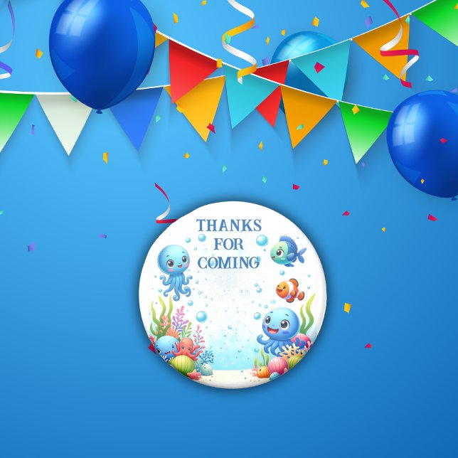 Under the Sea Boy Birthday | Magnet (Creator Uploaded)