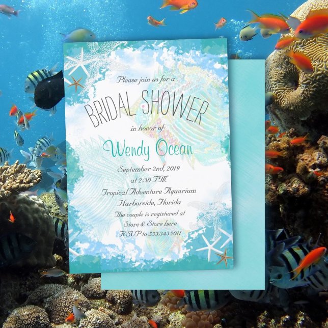 Under the Sea Bridal Shower Invitation (Creator Uploaded)