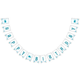 Under the sea bunting banner