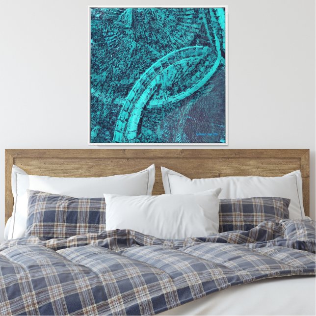 under the sea canvas print (Insitu(Bedroom))