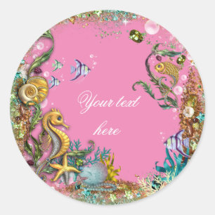 Under the Sea Classic Round Sticker