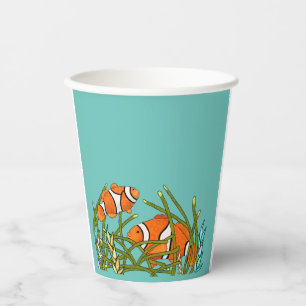 Under The Sea Clown Fish Birthday Paper Cups