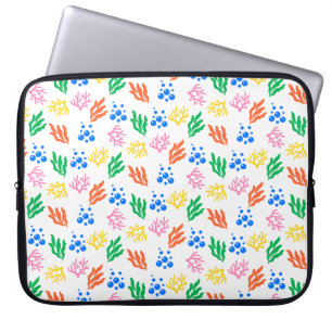 Under the Sea Coral Seamless Pattern Laptop Sleeve