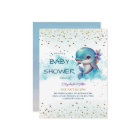 Under the Sea Cute Dolphin Baby Boy Shower