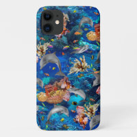 Under the Sea Dolphins and Coral Reef