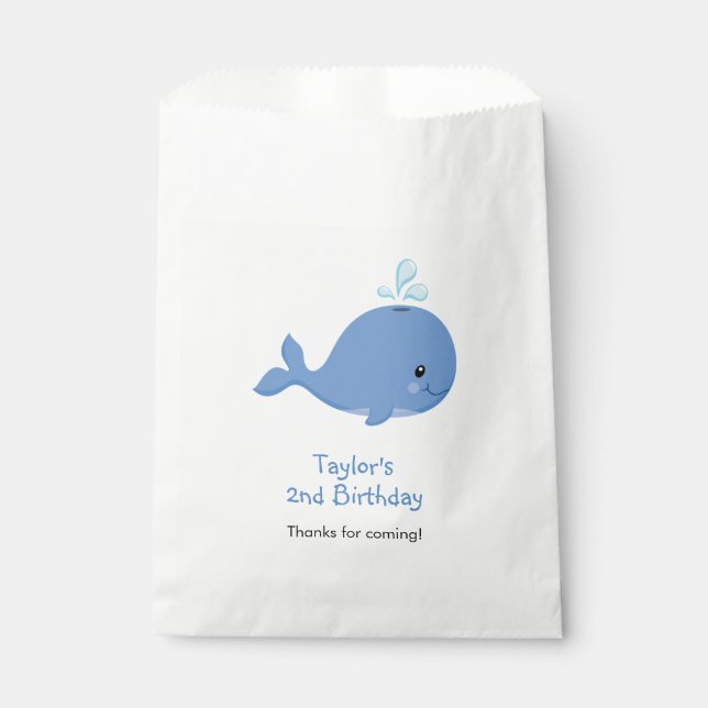 Under The Sea  Favour Bags (Personalised) (Front)
