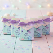 Under the Sea Favour Box Set – Pink and Purple
