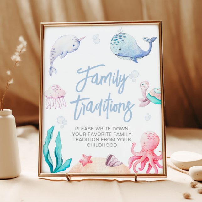 Under the Sea Favourite Family Traditions Game Poster (Creator Uploaded)