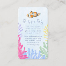 Under The Sea Fish Baby Shower Book Request