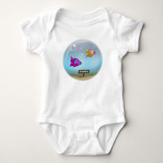Under the Sea - Fish Bowl Design - Baby Onsie Bodysuit