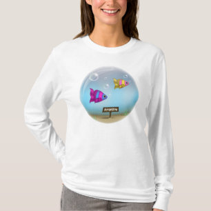 Under the Sea Fish Bowl Design - Long Sleeve Hoody
