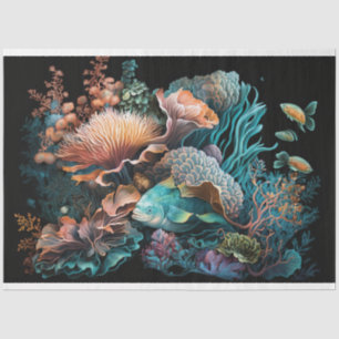 Under the sea fish bowl tissue paper