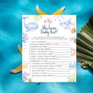 Under the sea Game Who knows daddy best