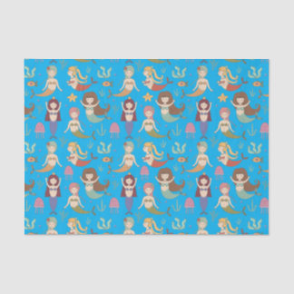 Under the Sea Happy Mermaid Doing What Mermaids Do Tissue Paper