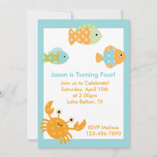 Under the Sea Invitation
