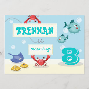 Under the Sea Invitation