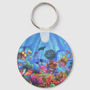 Under the Sea Key Ring