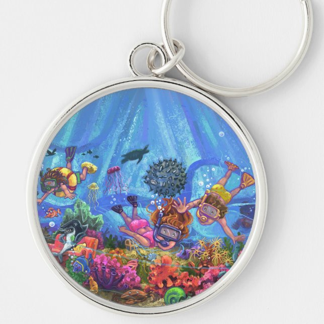 Under the Sea Key Ring (Front)