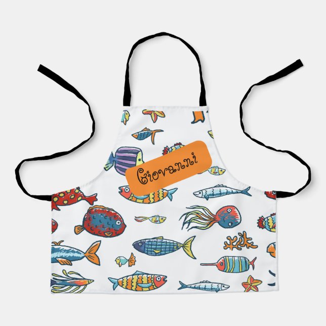 Under the sea kids apron (Front)