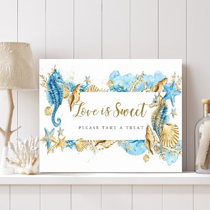 Under the Sea Love is Sweet Favour Paper Sheet