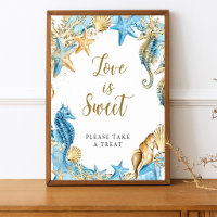Under the Sea | Love is Sweet Treat Favour Flyer
