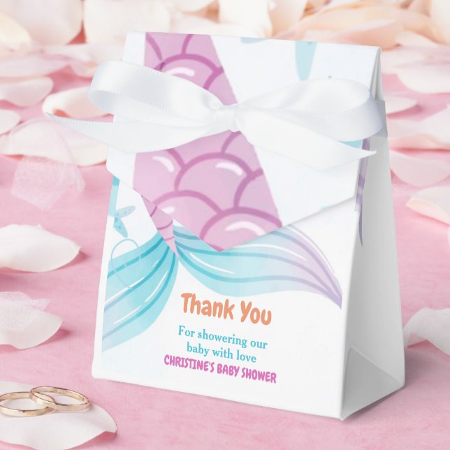 Under the Sea Mermaid Baby shower party Favour Box (Wedding)