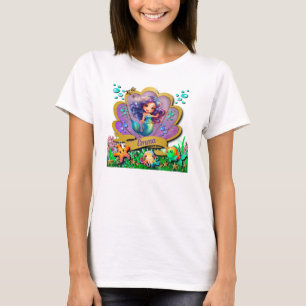 Under The Sea & Mermaid Birthday Girl Party T-Shirt