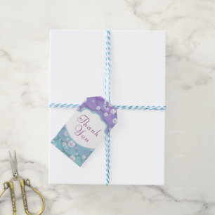 Under the Sea Mermaid Birthday Thank You Gift Tags