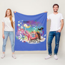 Under The Sea Mermaid Ocean Purple Turquoise