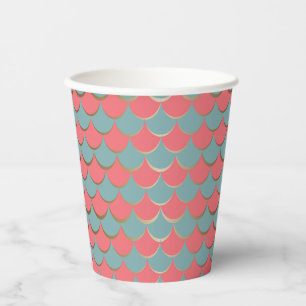 Under the Sea Mermaid Princes Birthday Paper Cups