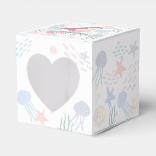Under the Sea Mermaid White Birthday Favour Box