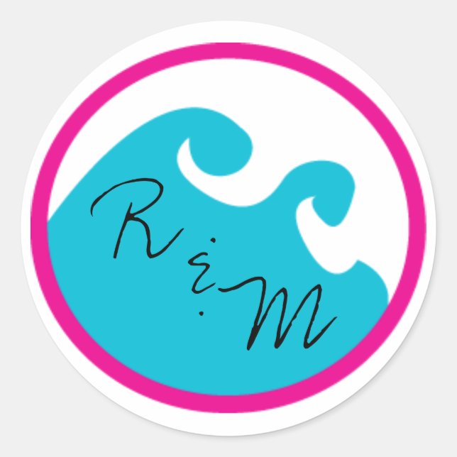 Under the Sea Monogram Sticker (Front)