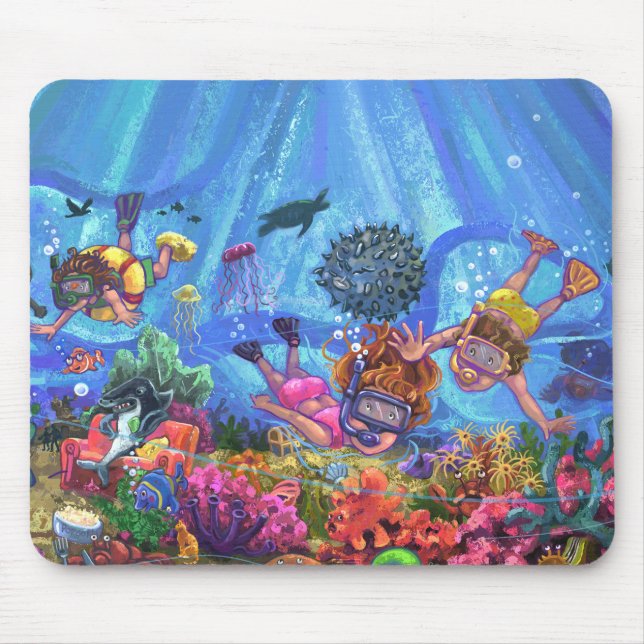 Under the Sea Mouse Pad (Front)