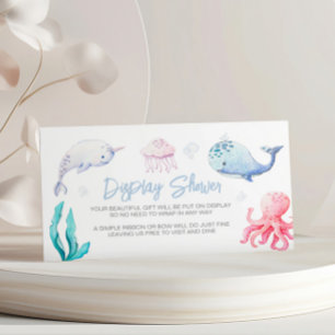 Under the Sea Nautical Display Shower Enclosure Card