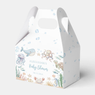 Under The Sea Ocean Animals Baby Shower Favour Box
