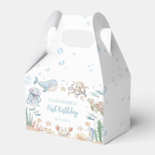 Under The Sea Ocean Animals Birthday Favour Box