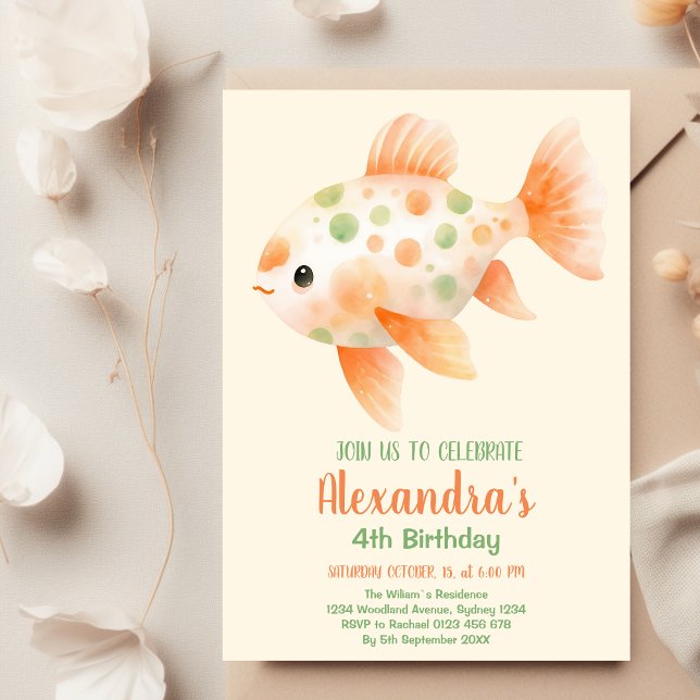 Under the Sea Ocean Animals Birthday Invitation (Creator Uploaded)