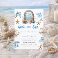 Under the sea ocean animals boy Baby Shower
