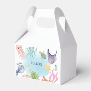 Under the Sea, Ocean Animals, Sea Creatures Favour Box