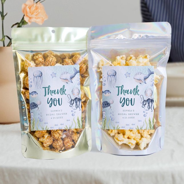 Under The Sea Ocean Baby Shower Food Labels (Creator Uploaded)