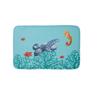 Under the Sea Ocean Bath Mat