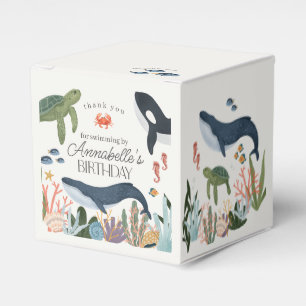 Under the Sea Ocean Birthday Party Favours Favour Box