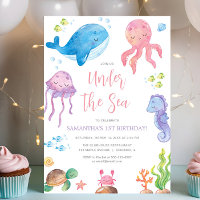 Under the Sea ocean theme girls birthday party