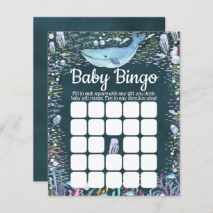 Under The Sea   Ocean Themed Baby Shower Bingo