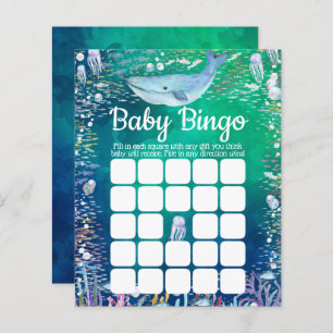 Under The Sea   Ocean Themed Baby Shower Bingo