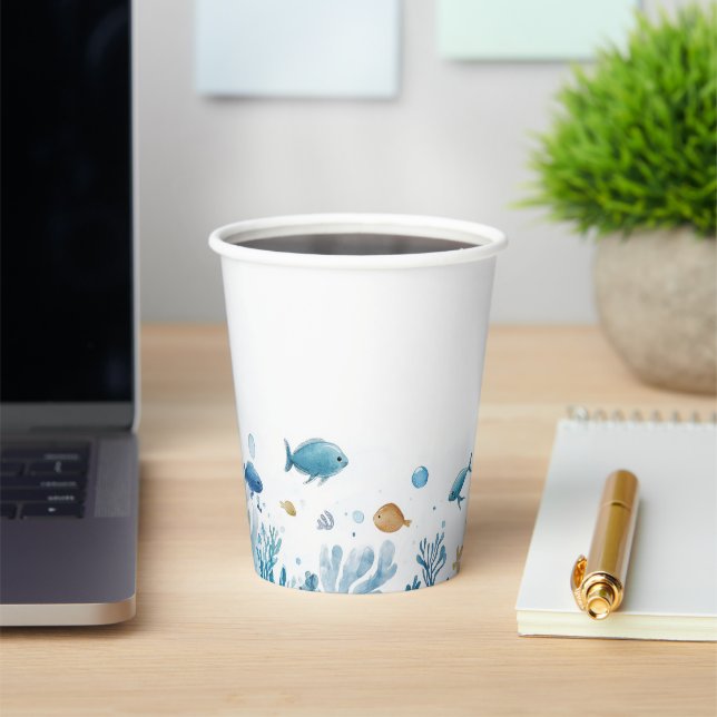 Under the Sea Paper Cups (Insitu)